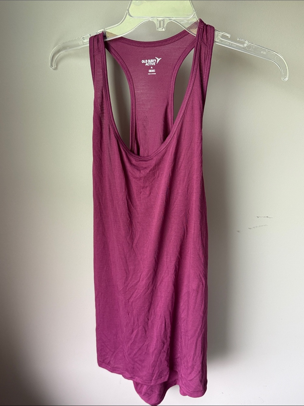 Old Navy Women's Magenta Racerback Tank Top